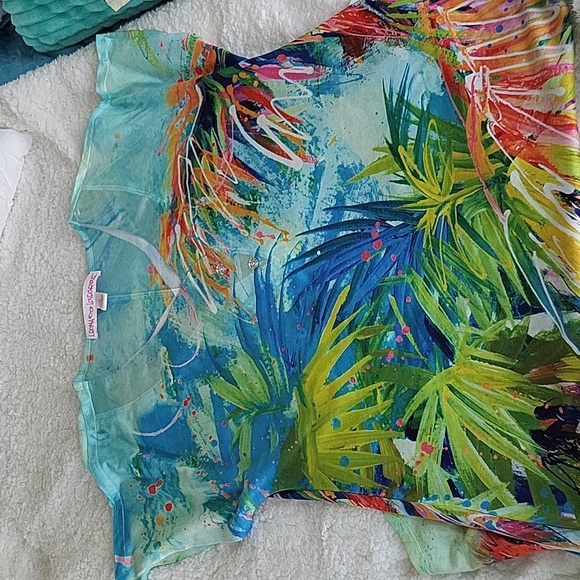 Leoma Lovegrove night shirt/ bch cover up size SM...NWOT - Picture 3 of 10